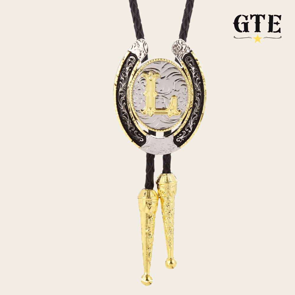 Gravata Gautchê®️ Western – Letra Personalizada