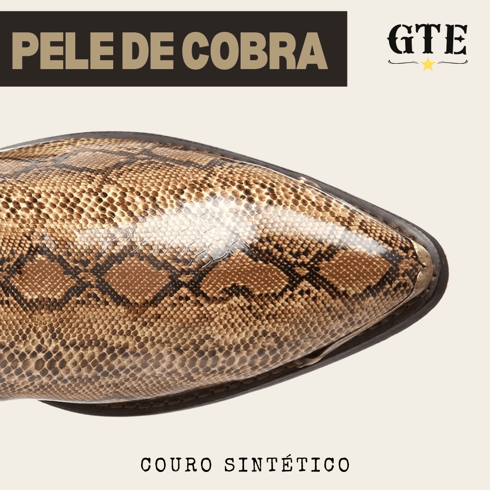 Bota Gautchê®️ Pele de Cobra