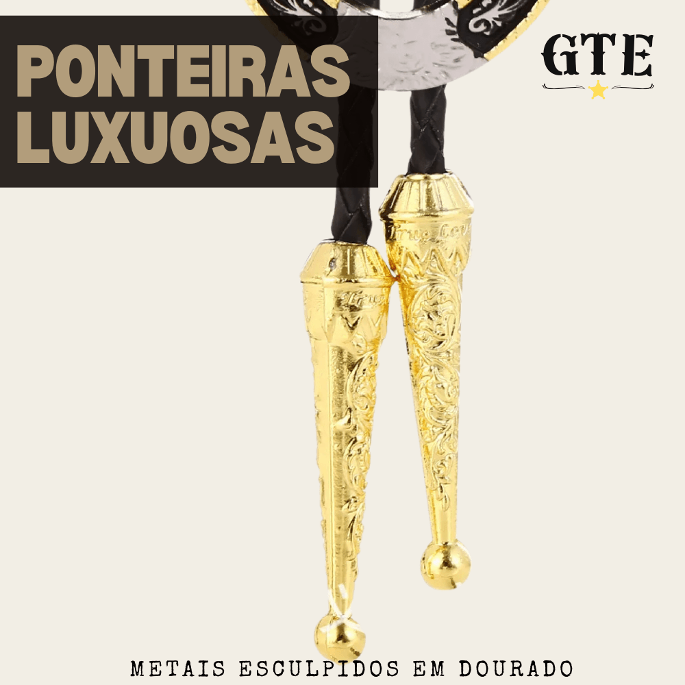 Gravata Gautchê®️ Western – Letra Personalizada