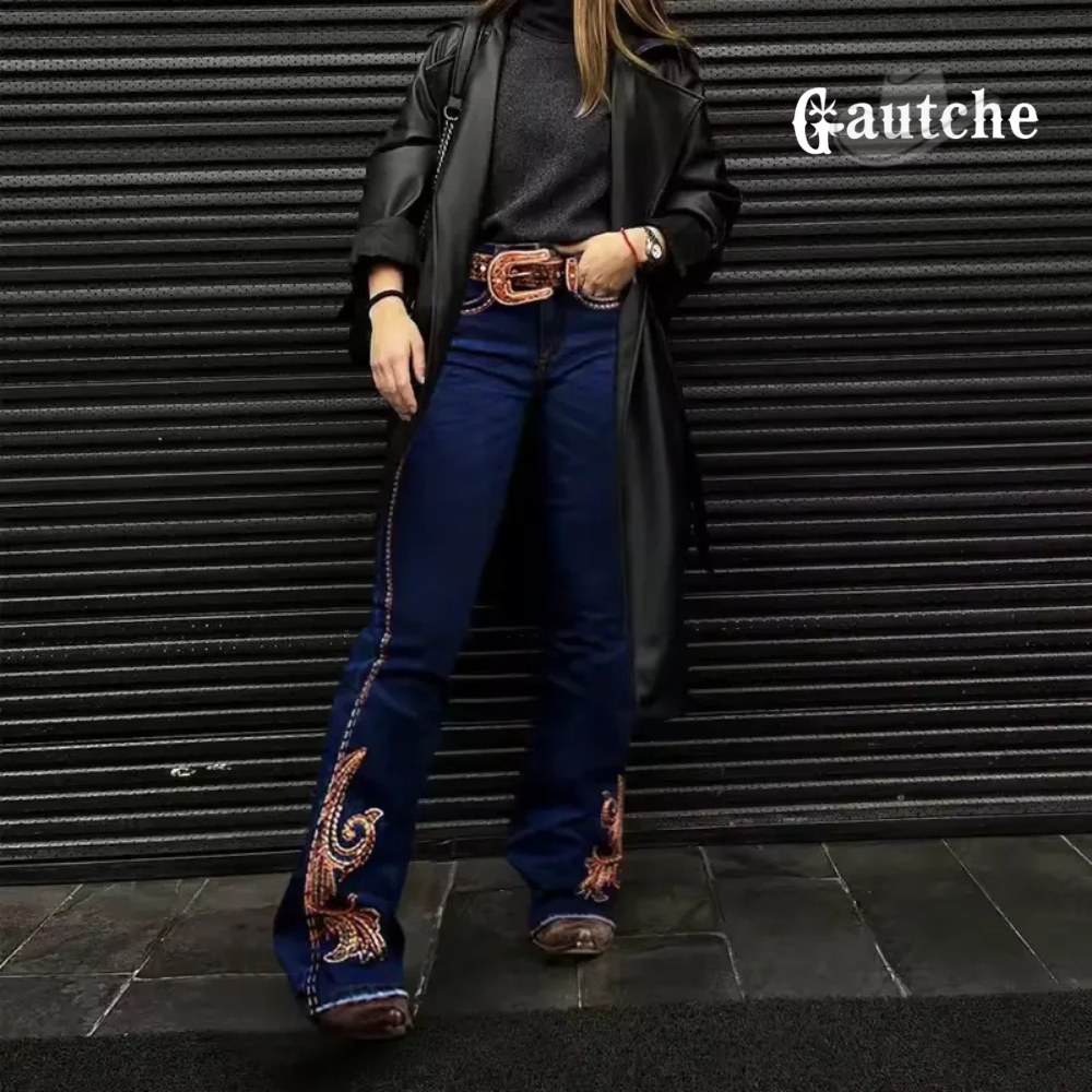 Calça Jeans Country - Tecido elastico