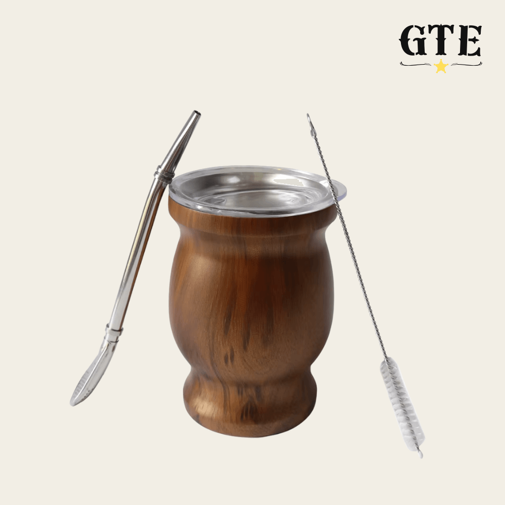 Copo de Erva Mate em Aço Inoxidável 304