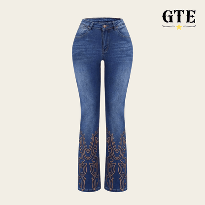 Calça Jeans Elastica Country Feminina