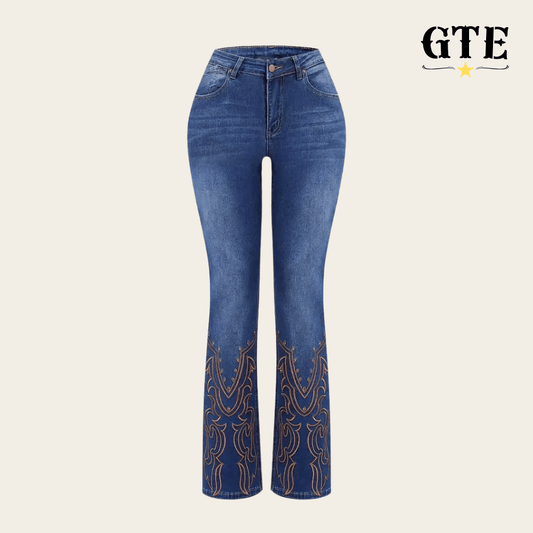 Calça Jeans Elastica Country Feminina