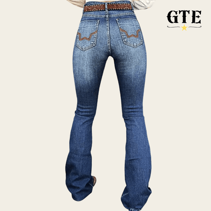 Calça Jeans Elastica Country Feminina