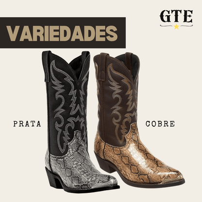 Bota Gautchê®️ Pele de Cobra
