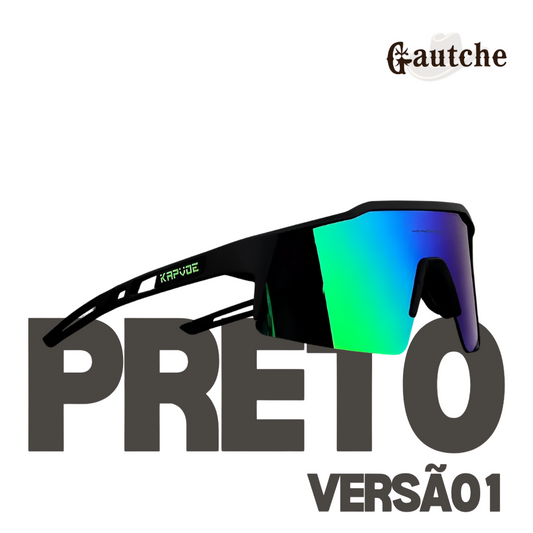 Óculos Kapvoe Western - Preto V1